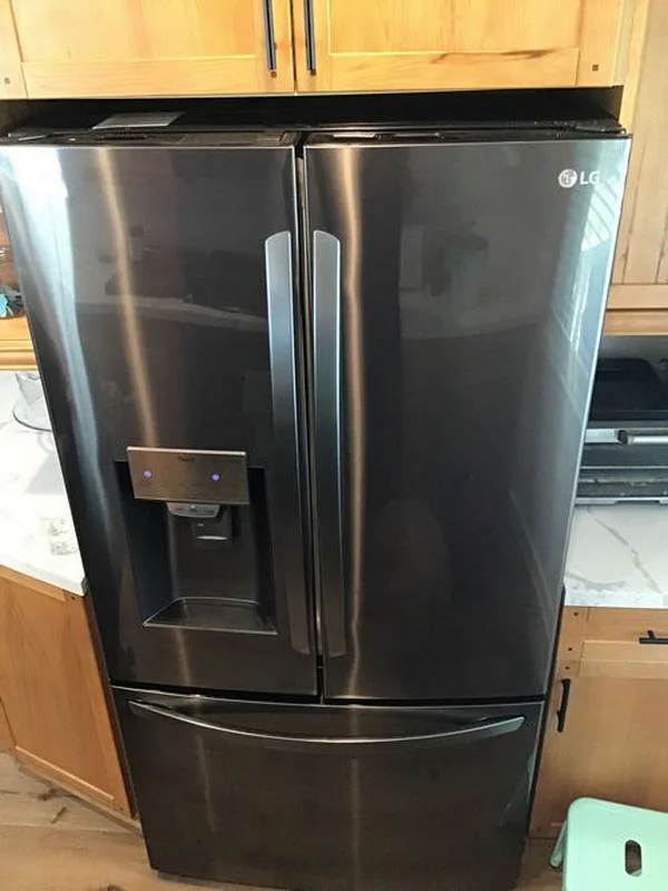 LG Refrigerator Has Thick Ice Buildup on the Back Wall