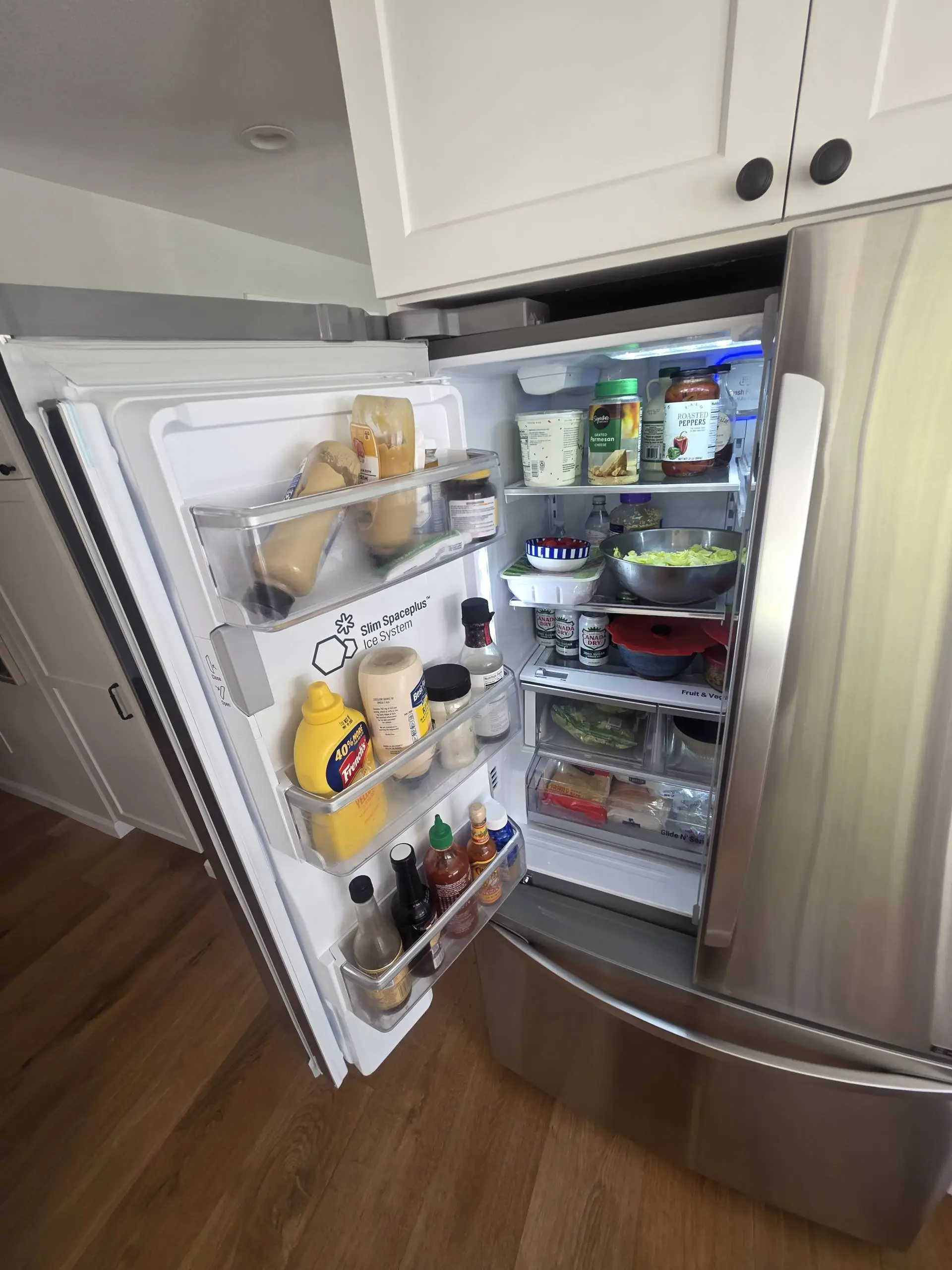 LG Refrigerator Has Excessive Condensation Inside — Possible Door Gasket or Temperature Control Issues 